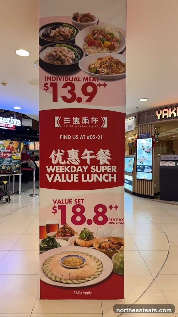 Soup Restaurant Weekday Super Value Lunch Promotion