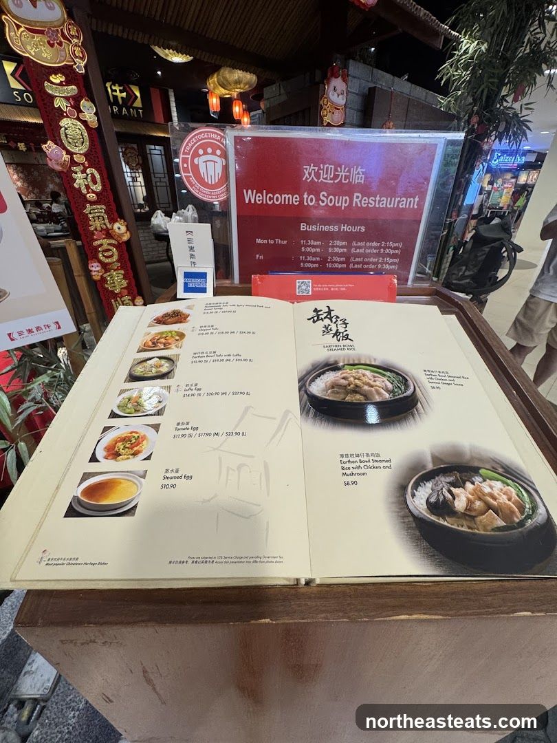 Welcome to Soup Restaurant Menu