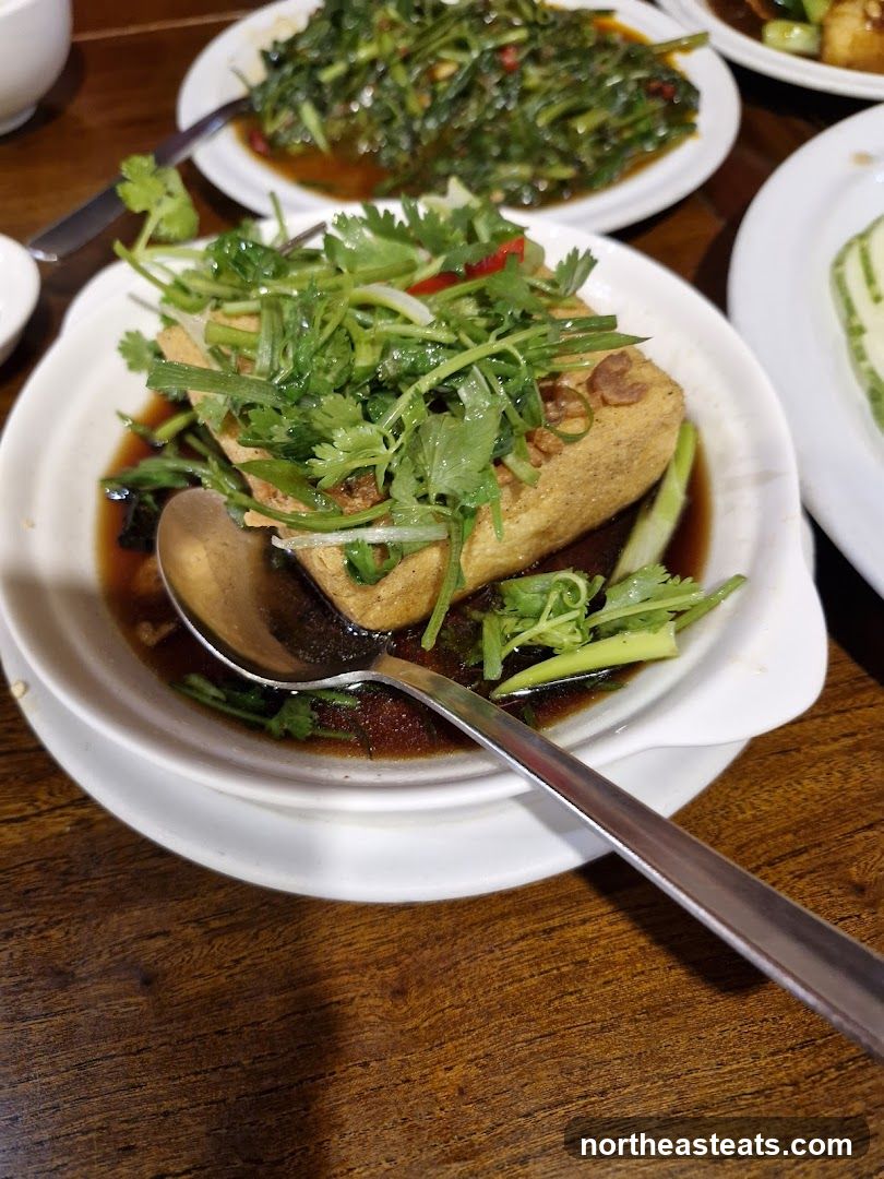 Braised Tofu with Greens