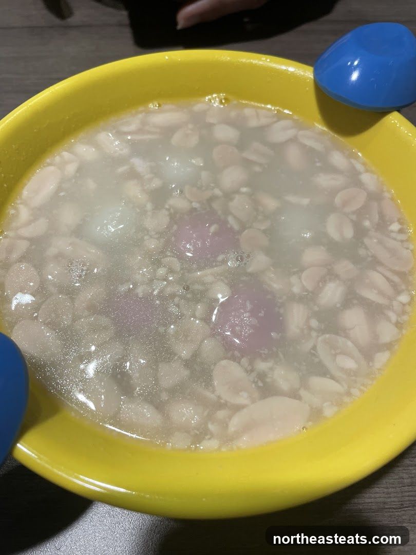 Peanut Soup with Taro Balls