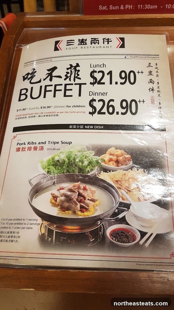 Soup Restaurant Menu