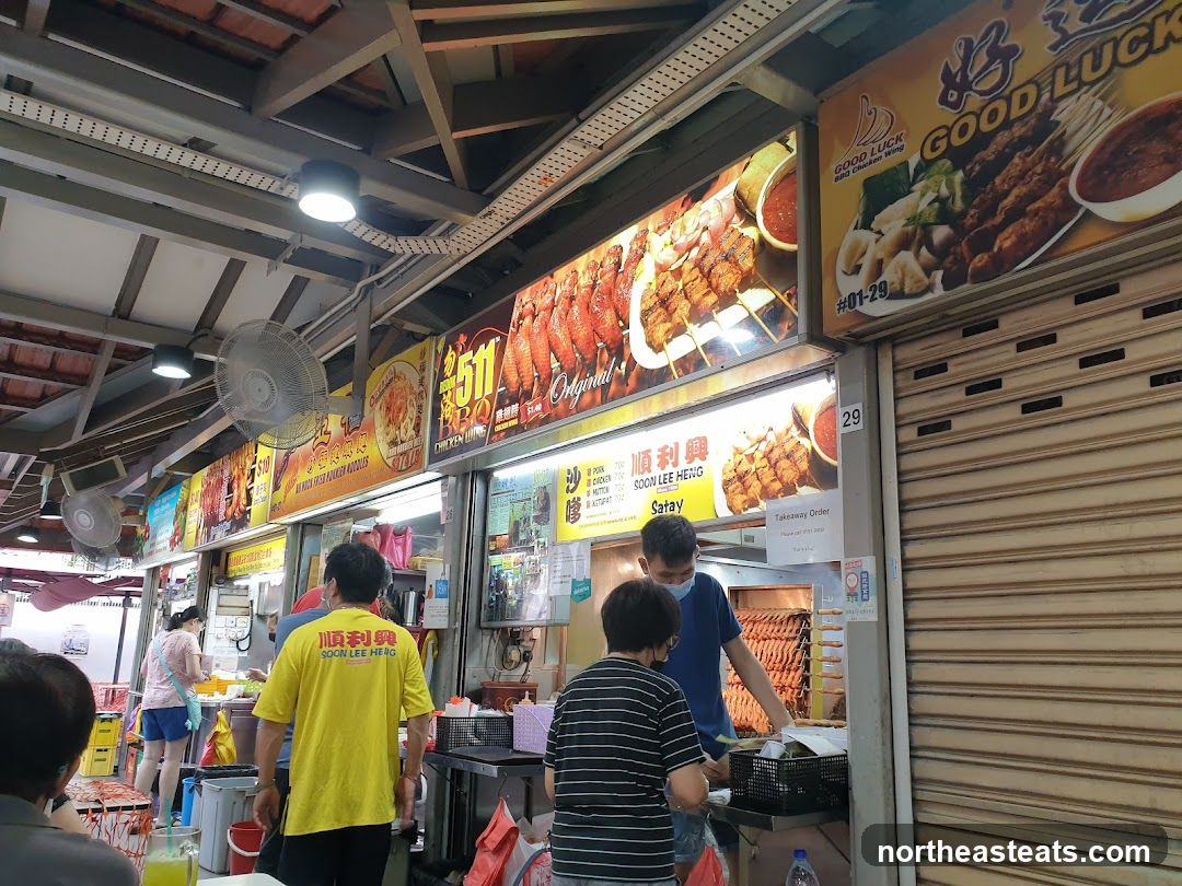 Food Stall with Satay