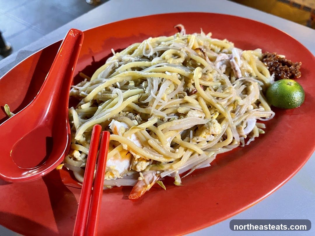Noodles with Shrimp and Squid