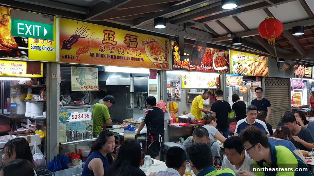 Food Stall with Various Dishes