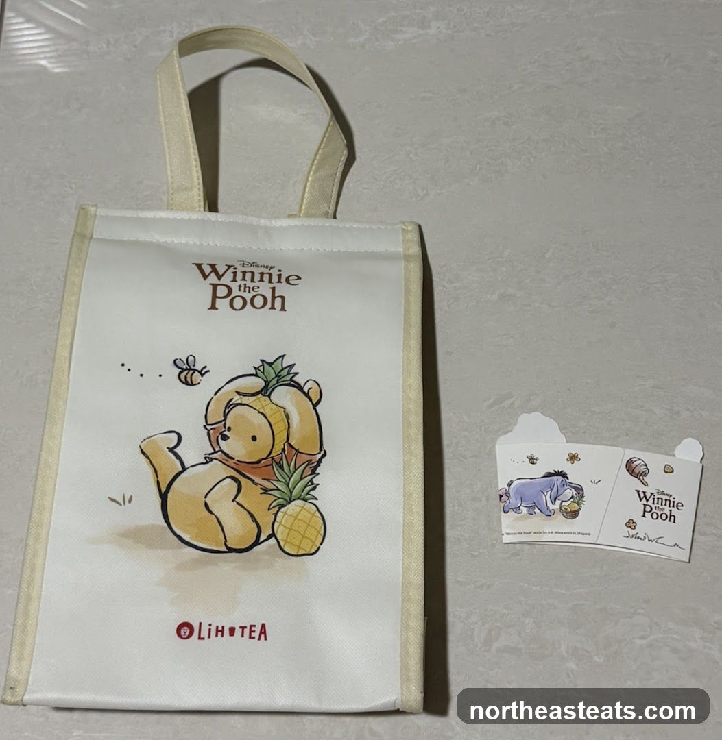 Winnie the Pooh Tote Bag and Eeyore Card