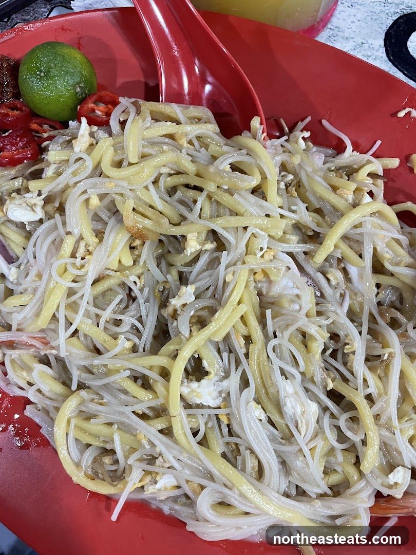 Noodles with Shrimp and Egg