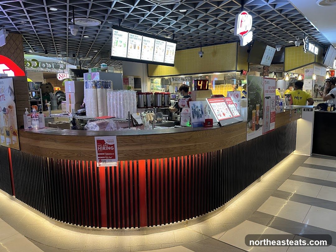 Bubble Tea Shop Counter