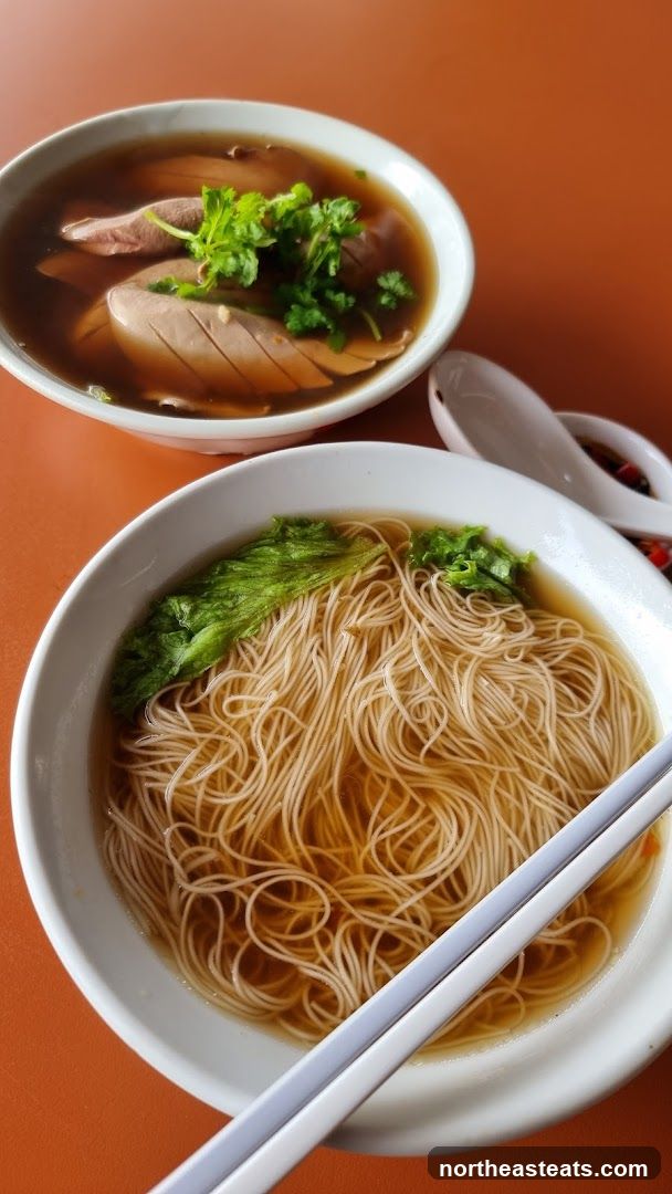 Noodle Soup with Sliced Meat