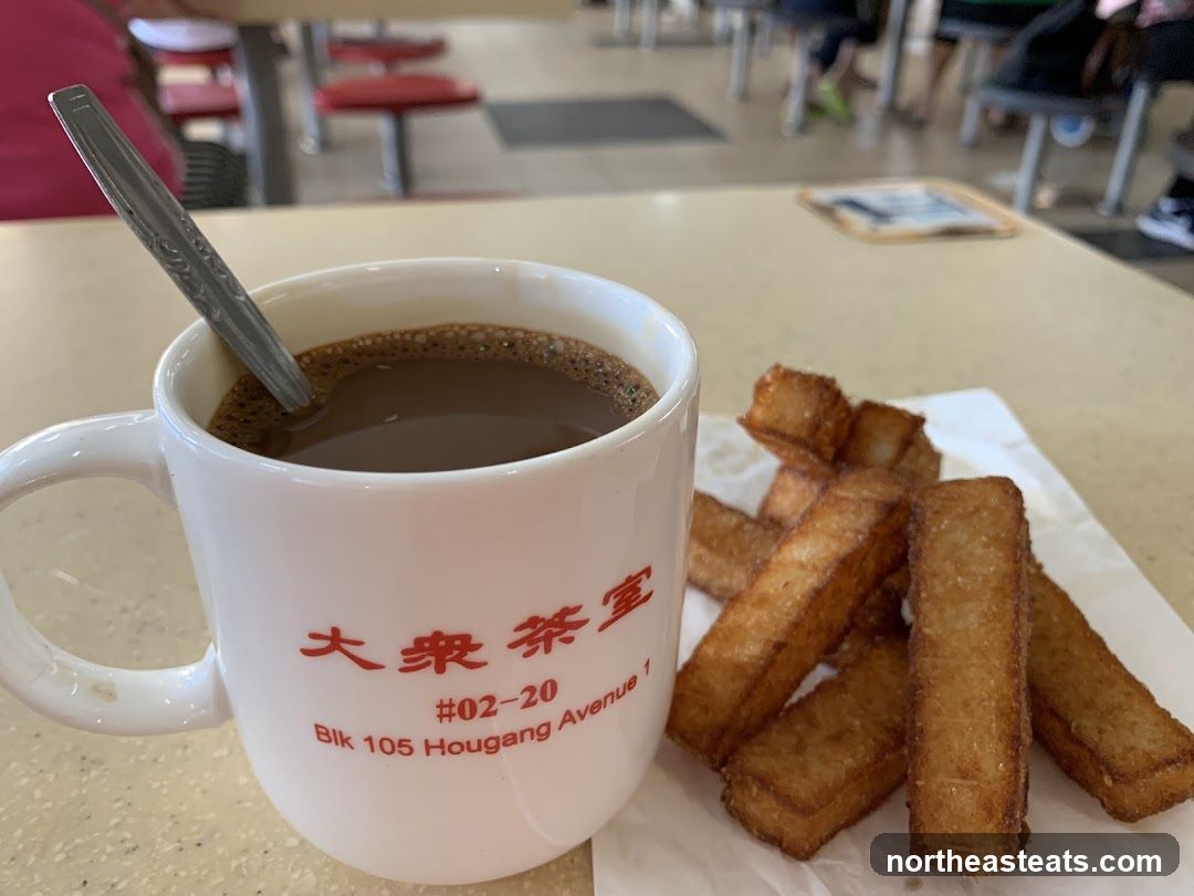 Coffee and Fried Breadsticks