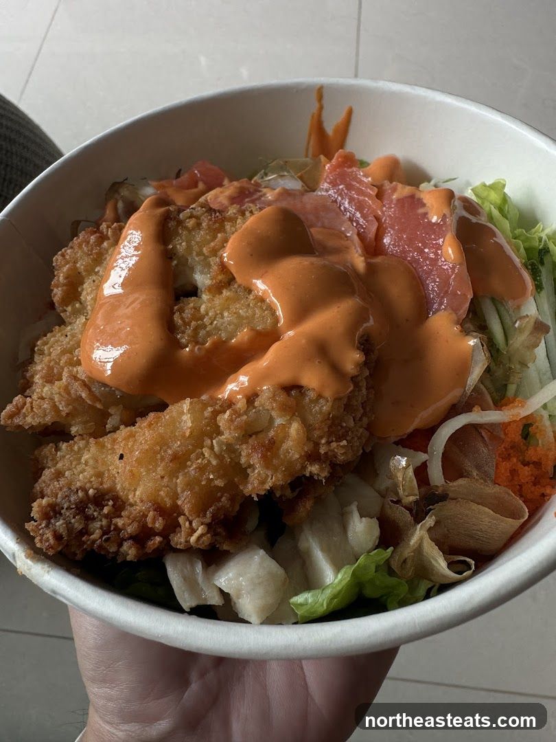 Fried Chicken Salad Bowl