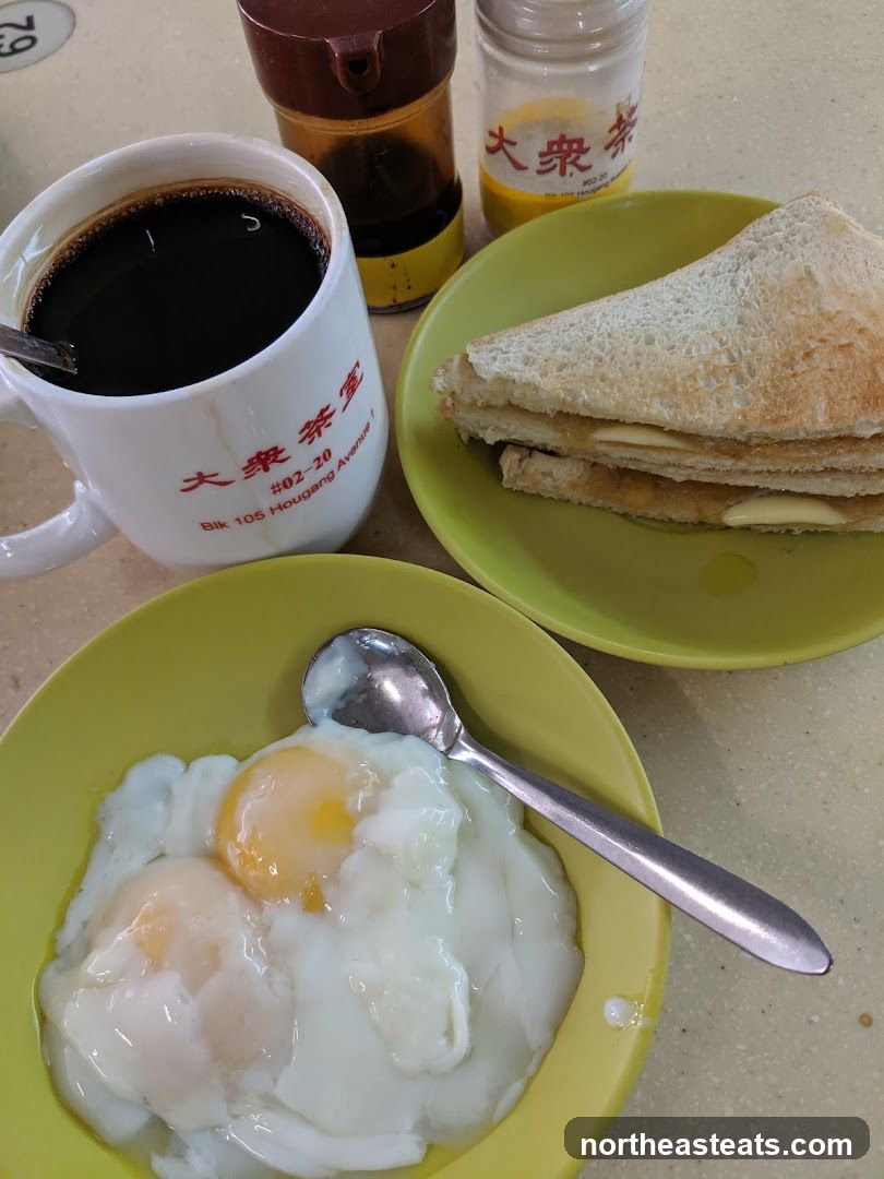 Kopi and Toast Breakfast