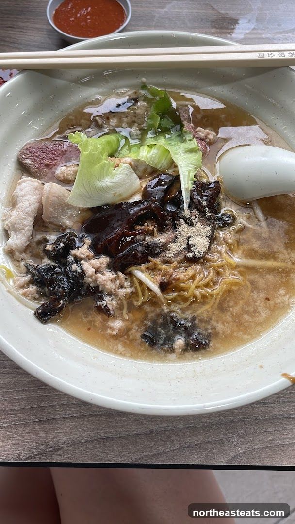 Noodle Soup with Meat and Vegetables