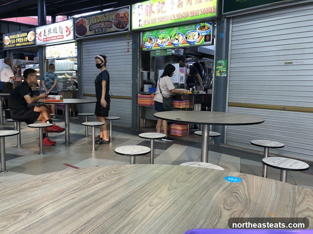 Food court stalls