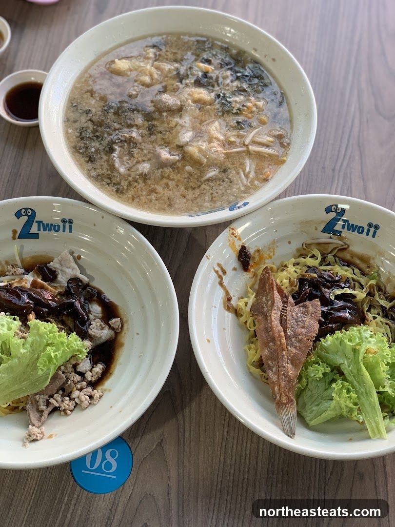 Three Bowls of Noodles