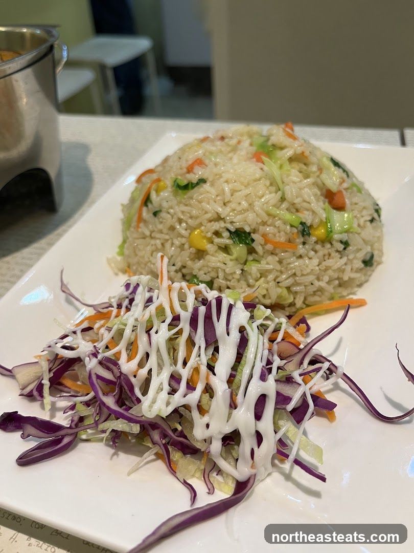 Fried Rice with Salad