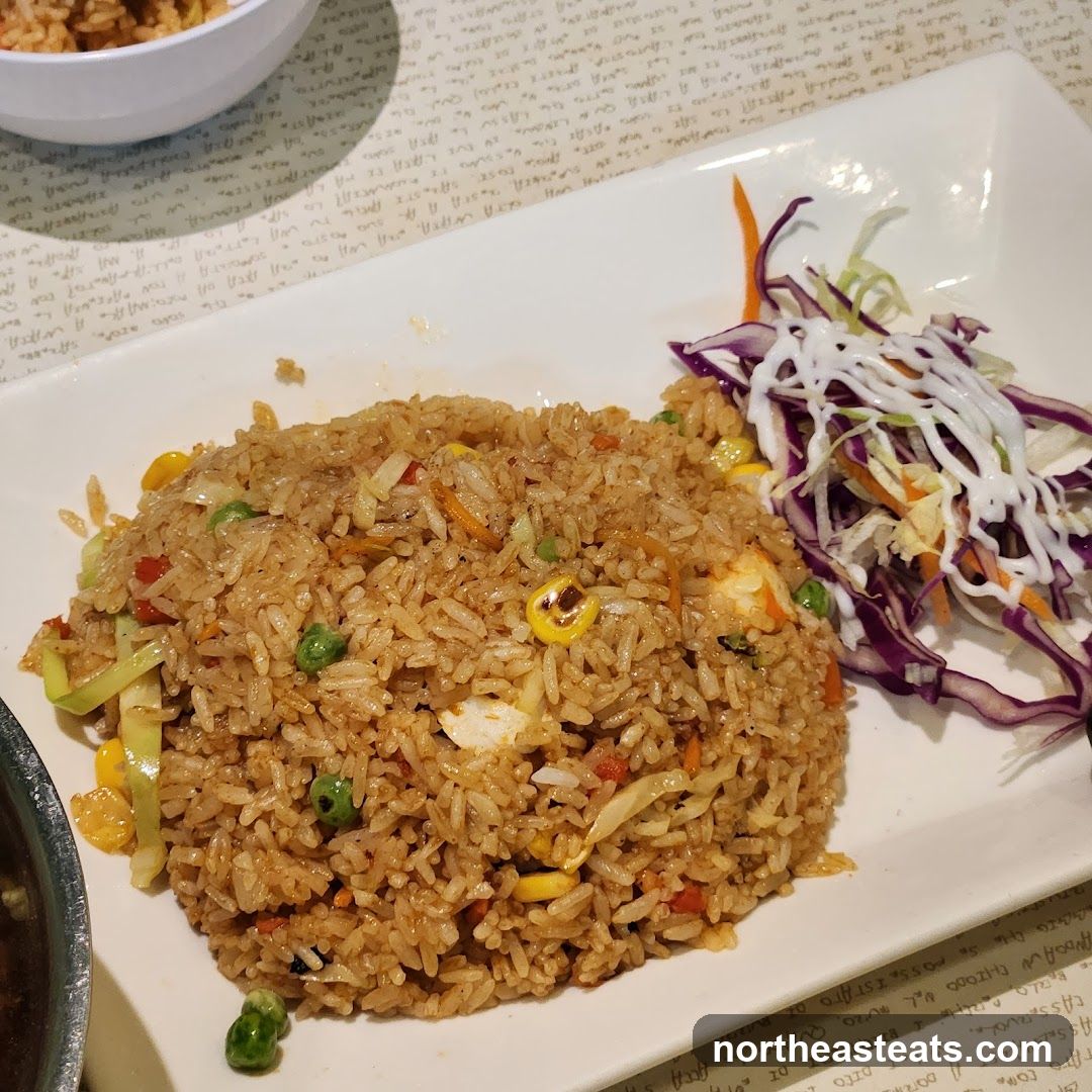 Fried Rice with Salad