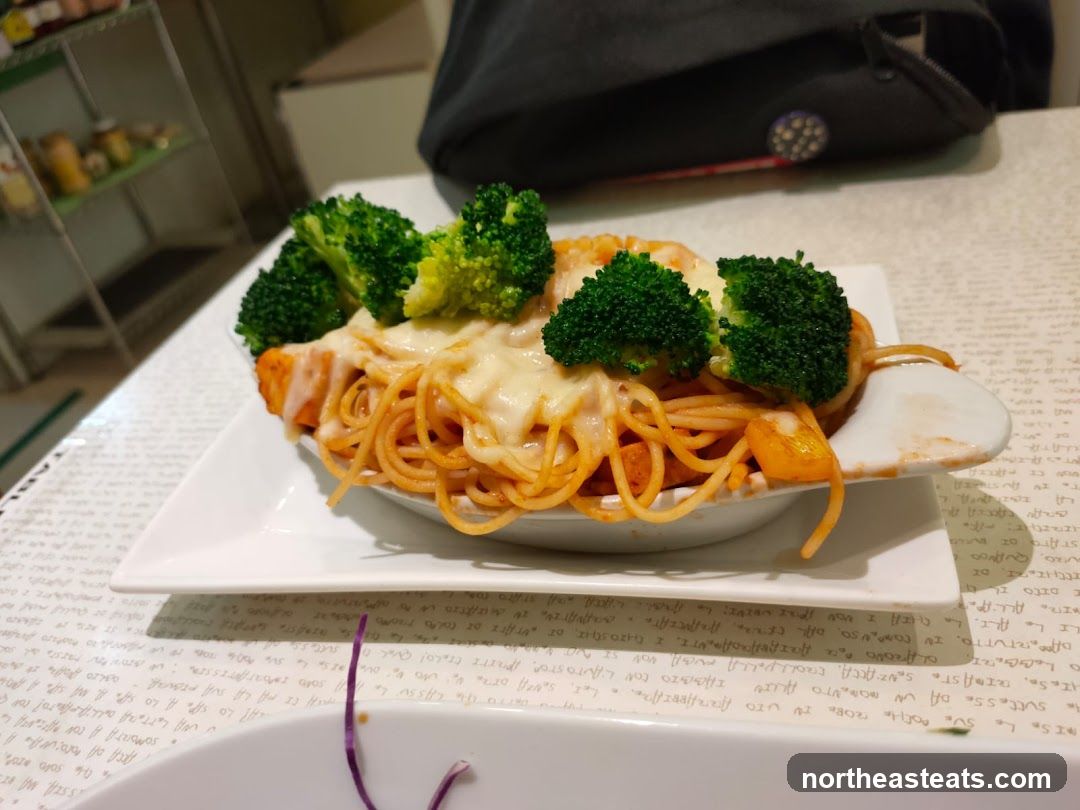 Spaghetti with Broccoli and Cheese