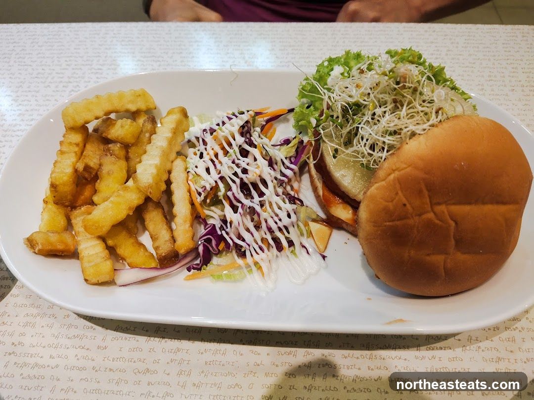 Burger and Fries