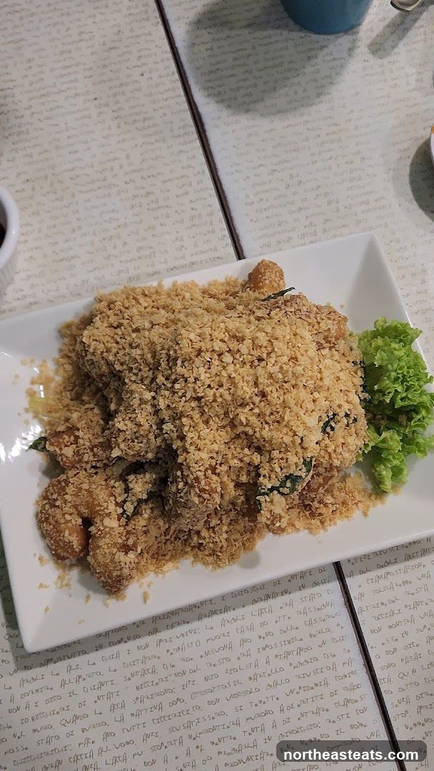 Fried Food with Crumbs