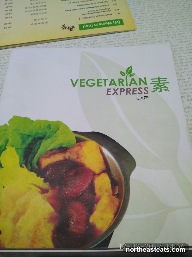 Vegetarian Express Cafe Menu