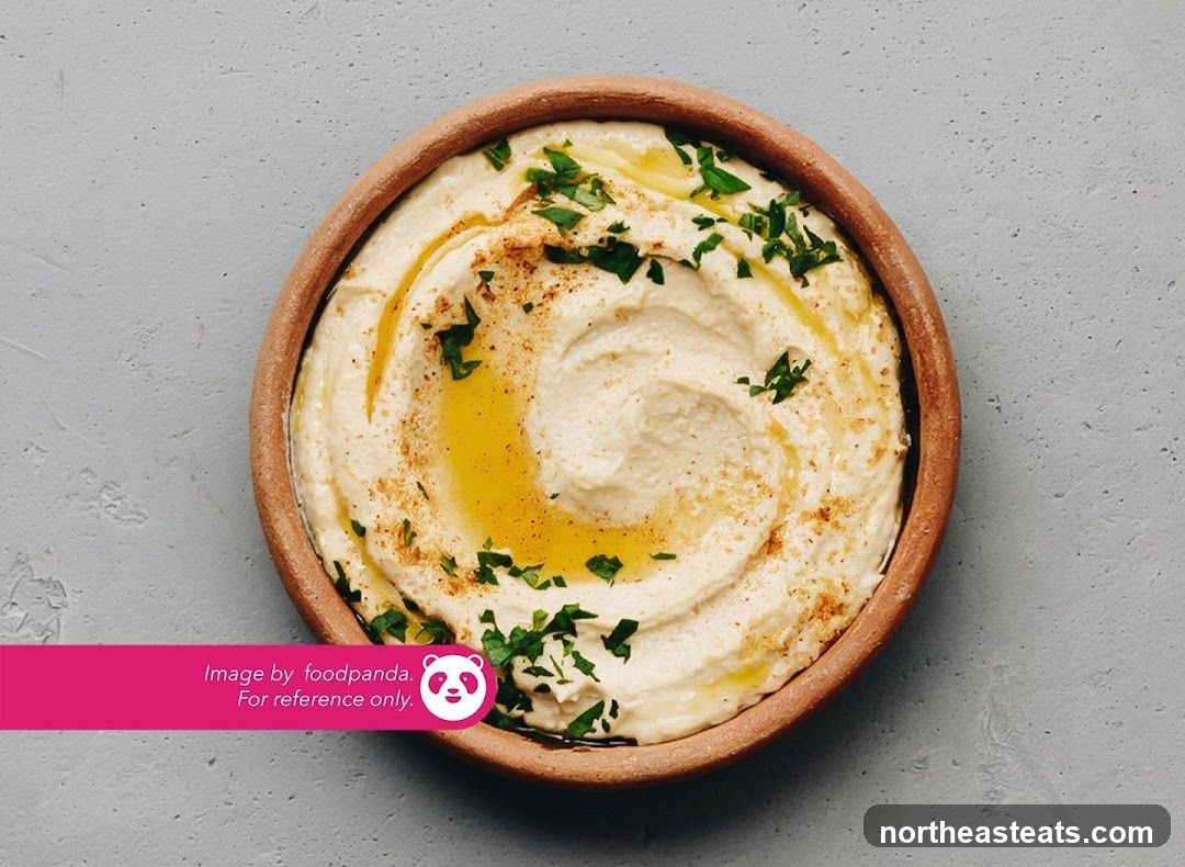 Hummus with Parsley and Spices