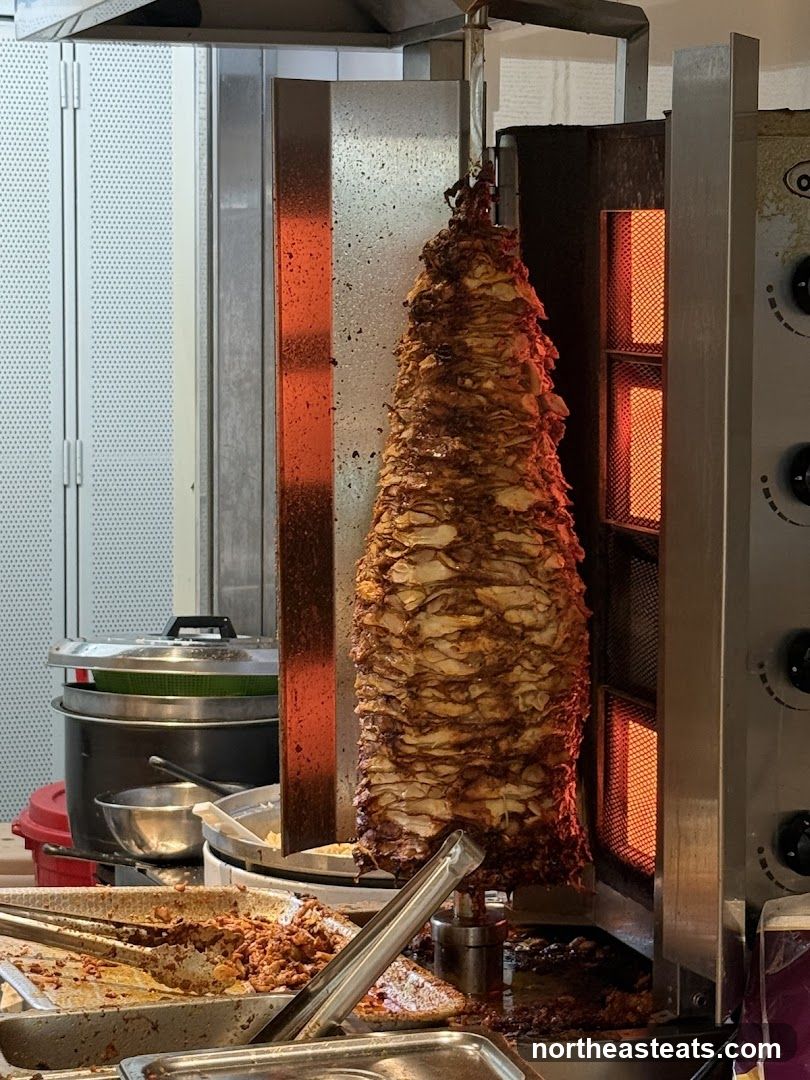 Shawarma Meat on Vertical Rotisserie