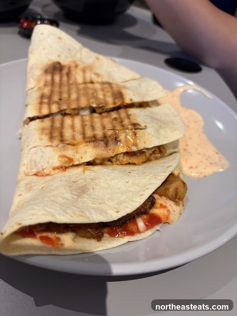 Quesadilla with Sauce
