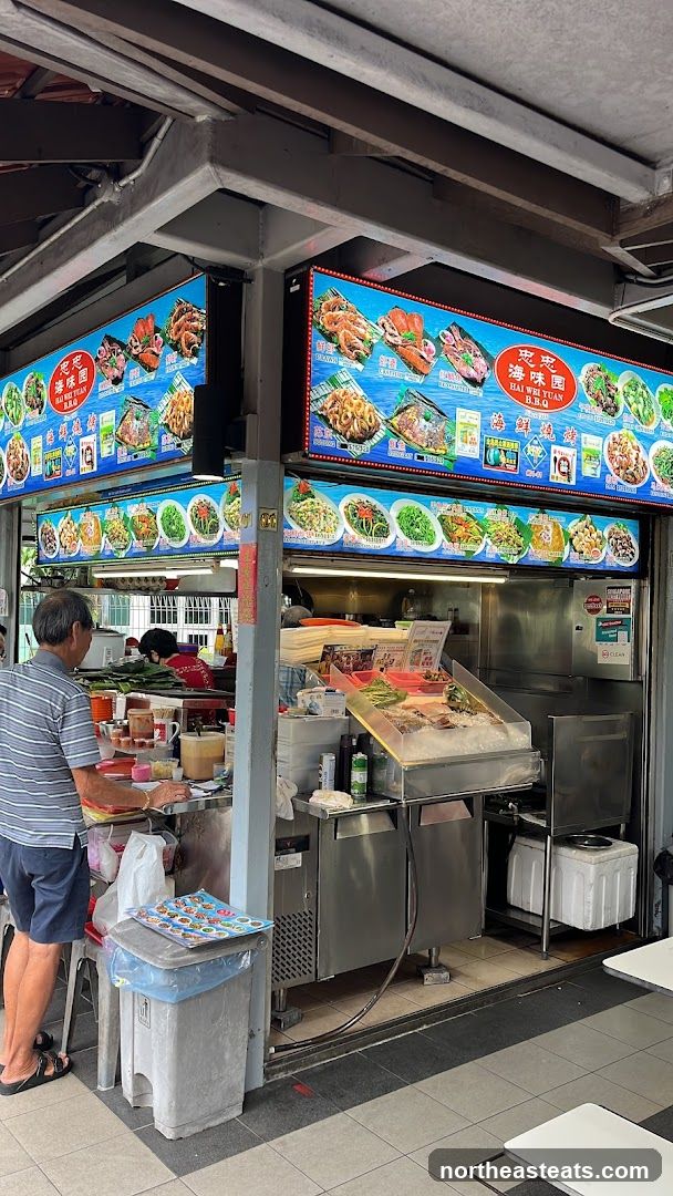 Food Stall with Menu Displays