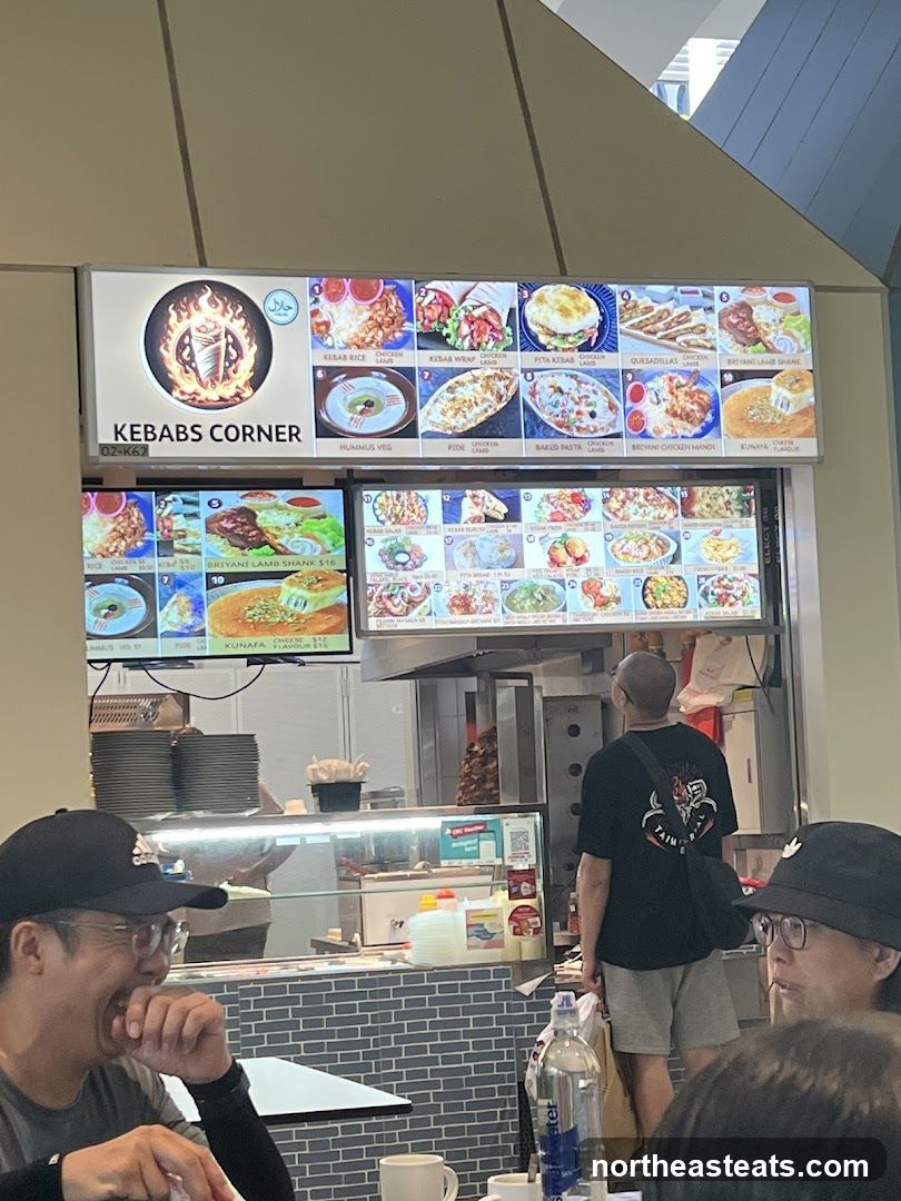Kebabs Corner Menu