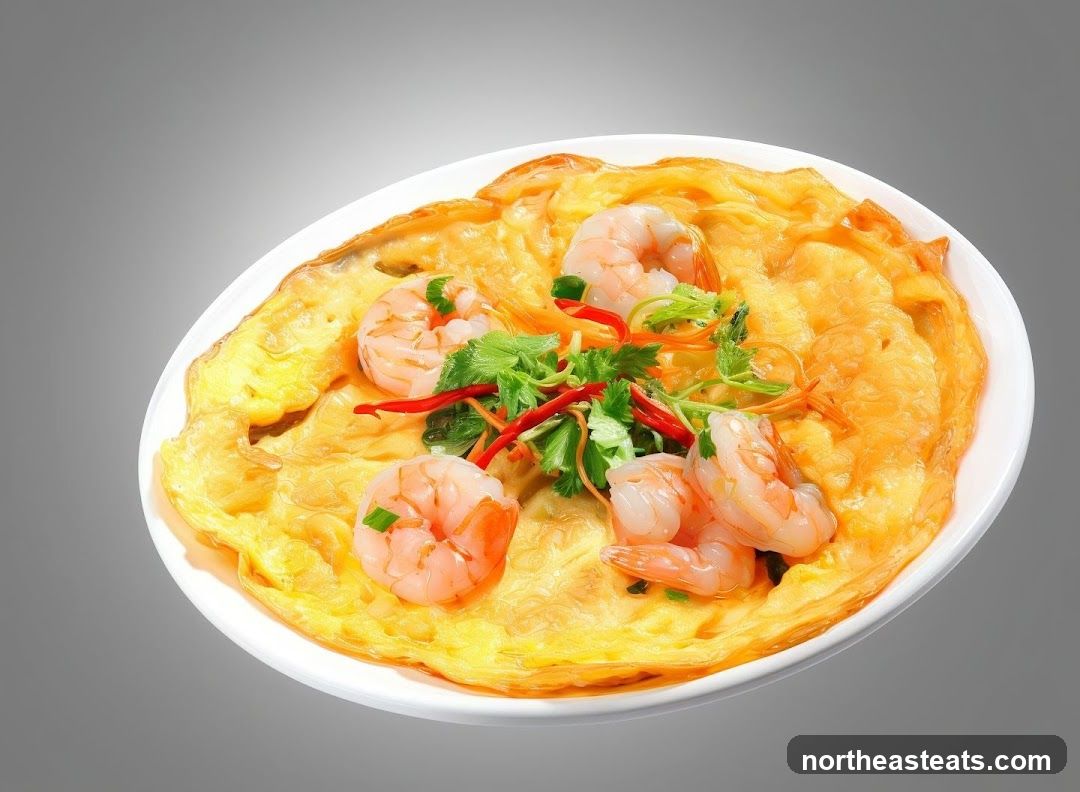 Shrimp Omelet