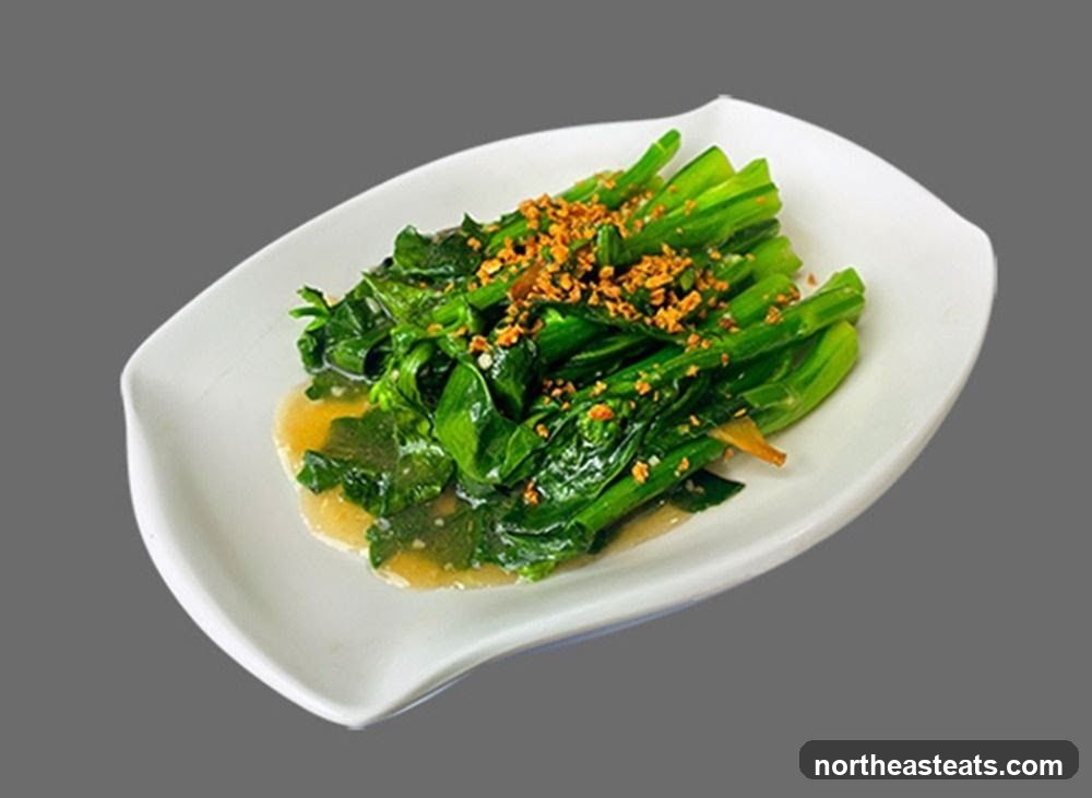 Stir-fried Chinese Broccoli with Garlic