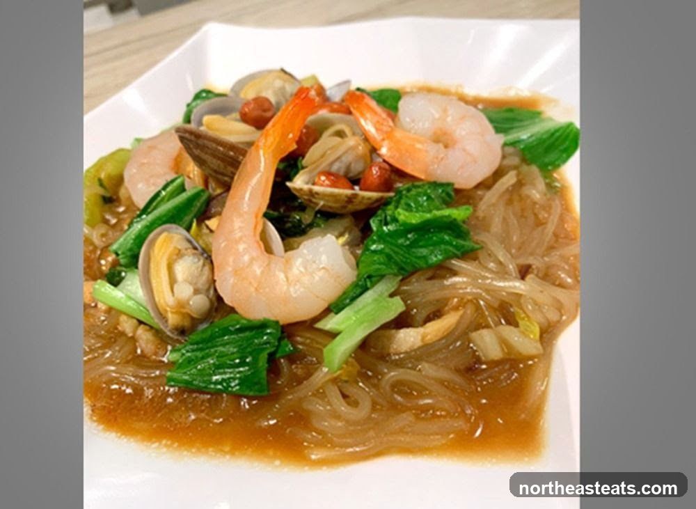 Seafood Noodle Dish