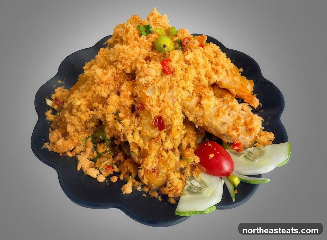 Crispy Fried Shrimp Dish