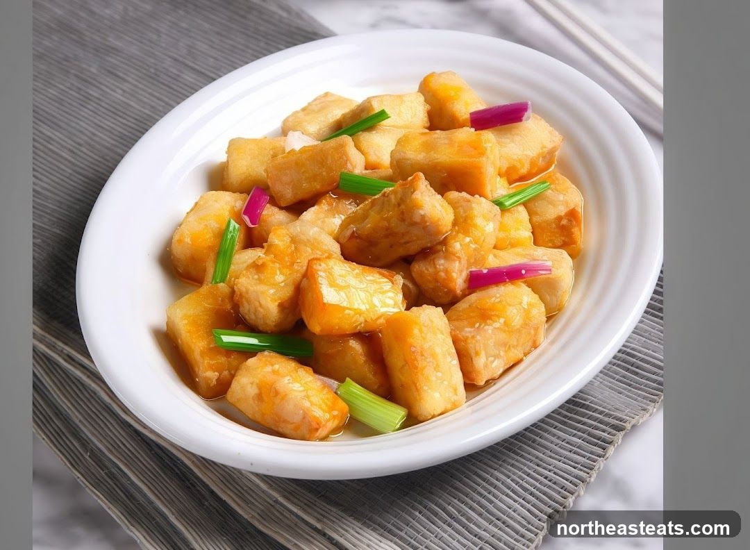 Fried Tofu with Sauce