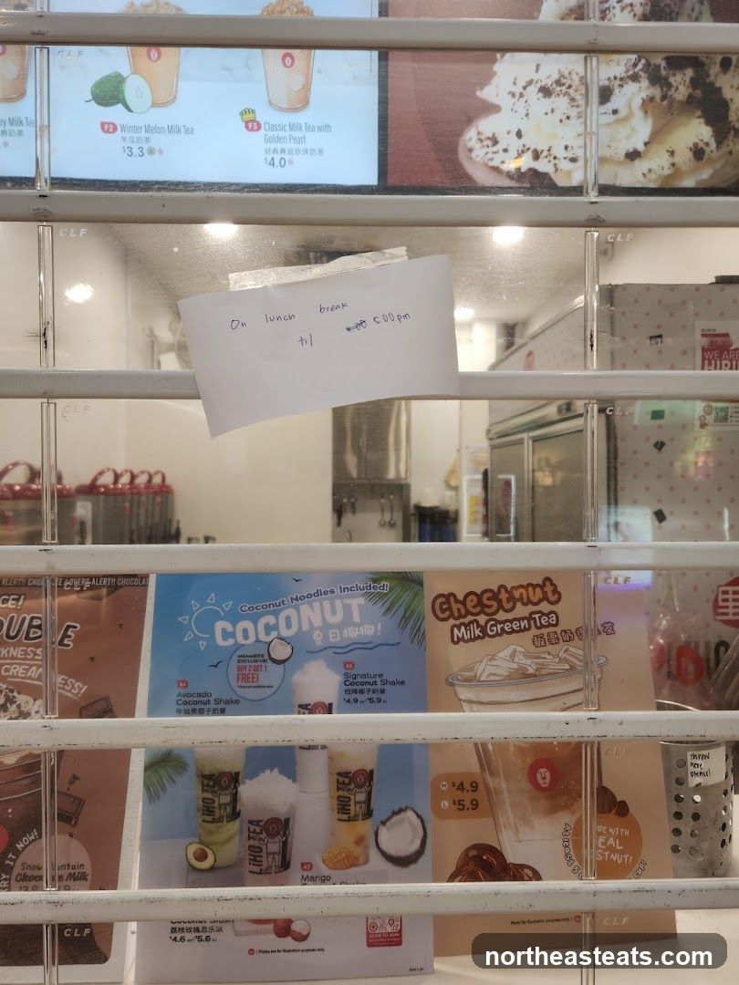 Closed for Lunch Break