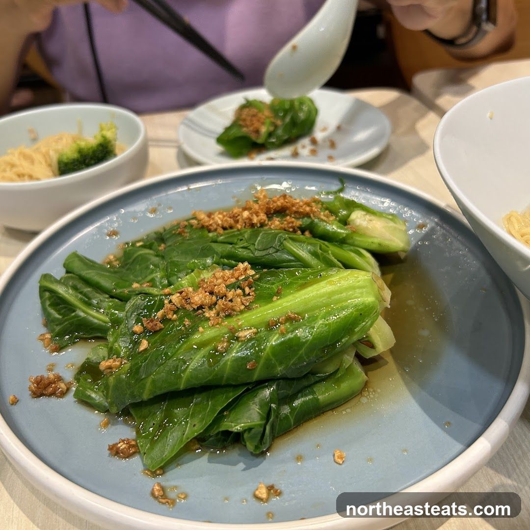 Steamed Greens with Garlic