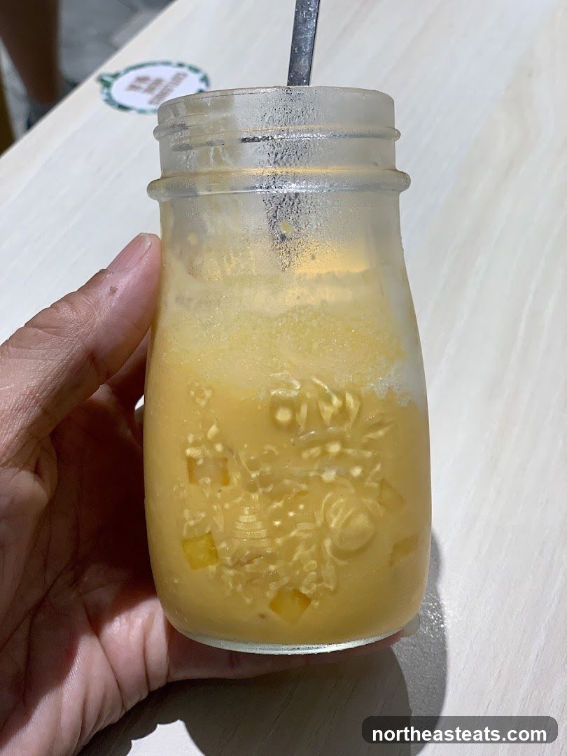 Mango Dessert in a Jar