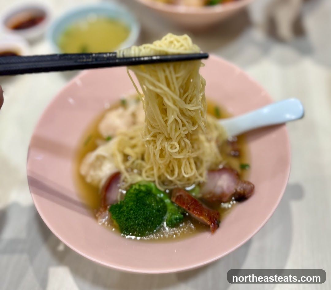 Noodle Soup with Char Siu and Broccoli