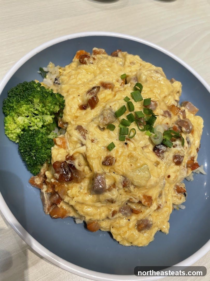 Scrambled Egg Dish with Broccoli