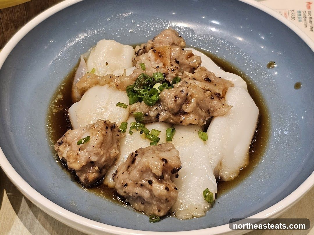 Steamed Rice Rolls with Pork