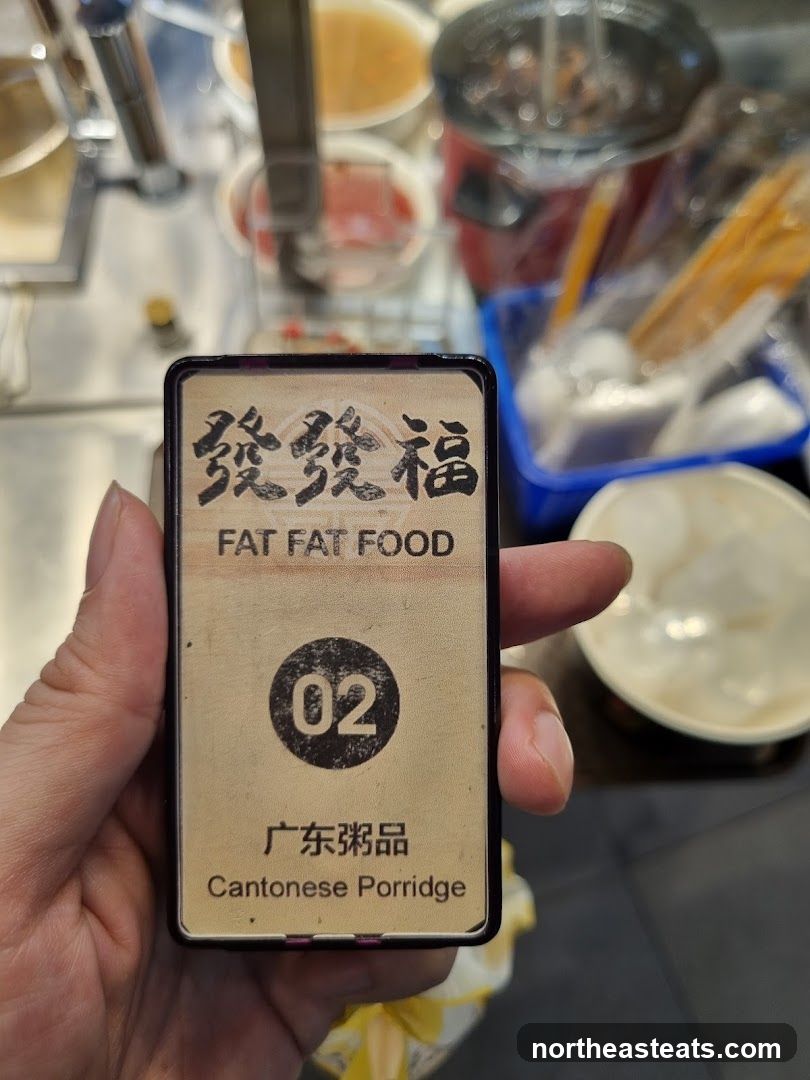 Fat Fat Food Cantonese Porridge Label