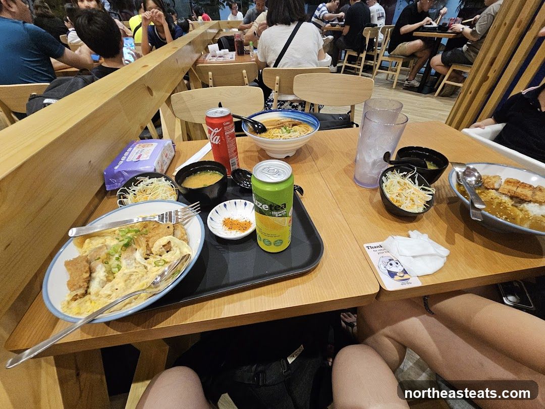 Diners at a Japanese Restaurant