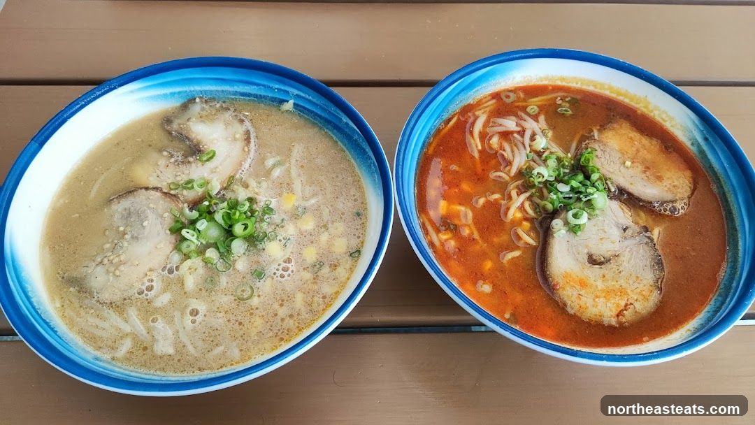 Two bowls of ramen