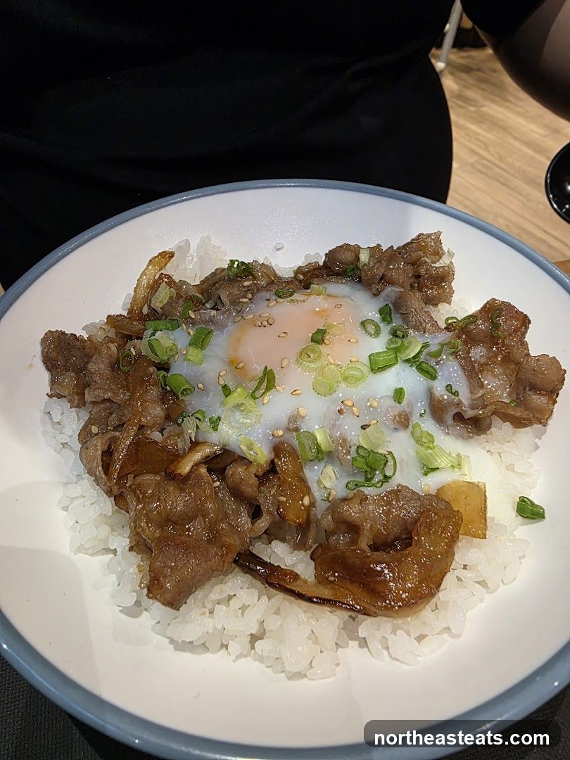 Beef and Egg Rice Bowl