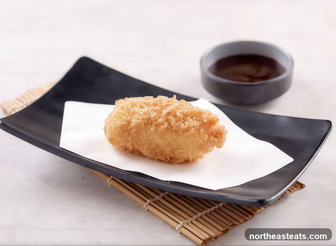 Fried Food with Dipping Sauce