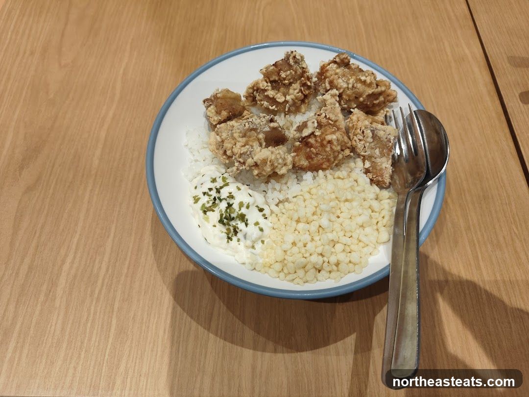 Fried Chicken and Rice Bowl