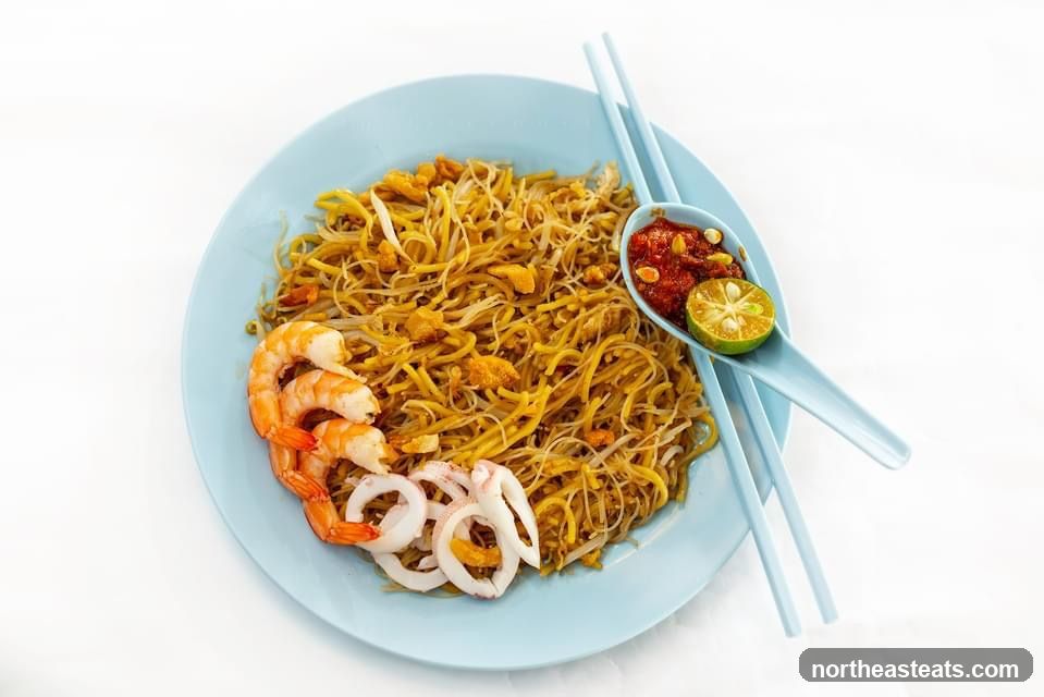 Noodles with Shrimp and Squid