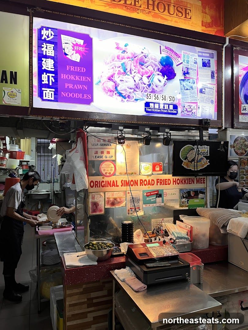 Fried Hokkien Prawn Noodles Stall