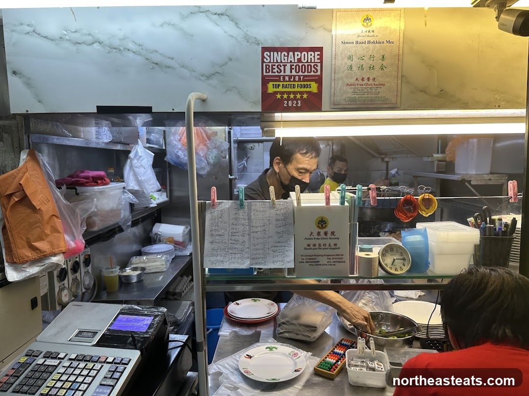 Kitchen Counter with Staff
