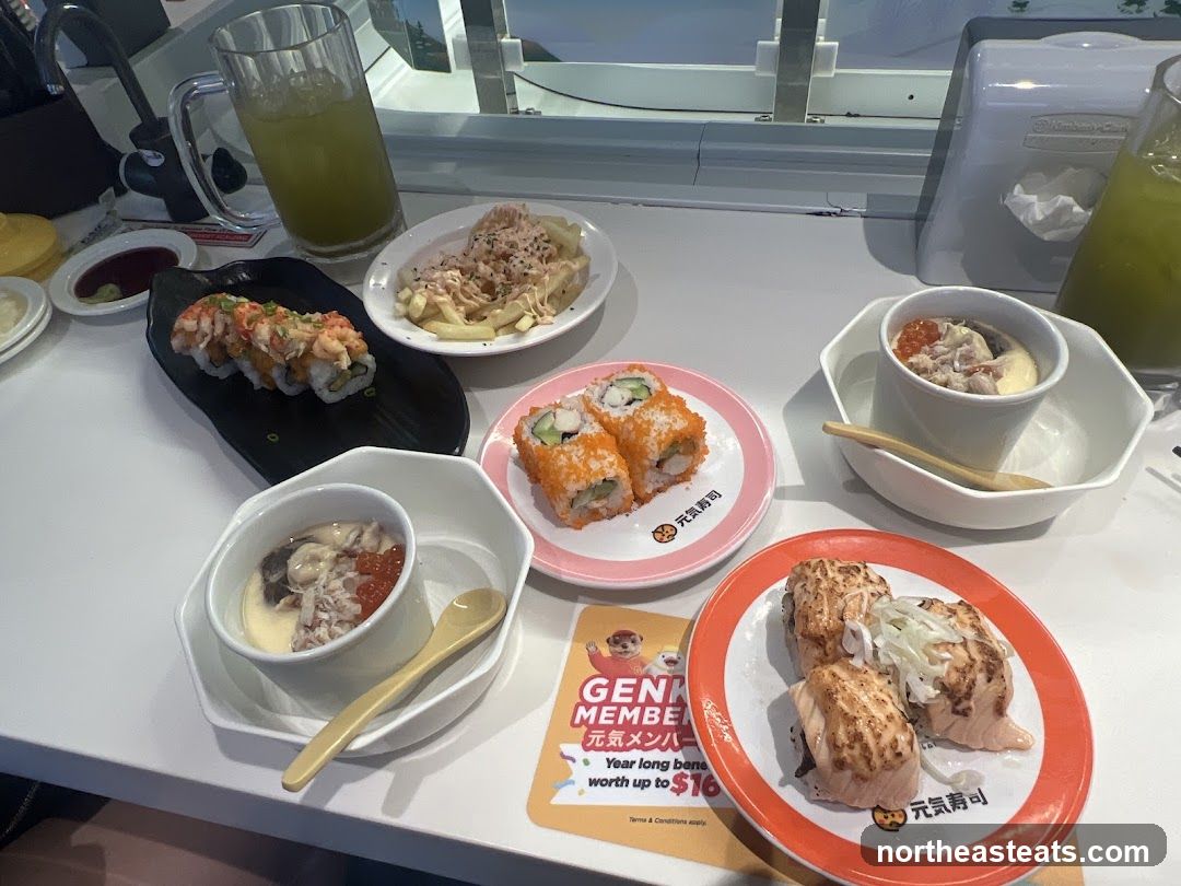 Sushi and Drinks
